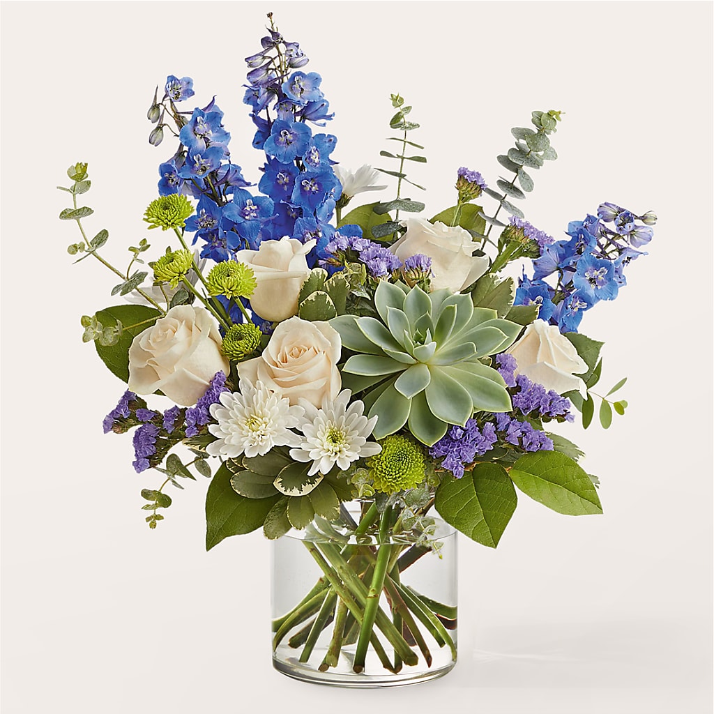 Cerulean Waves Bouquet – Kroger, Cincinnati OH