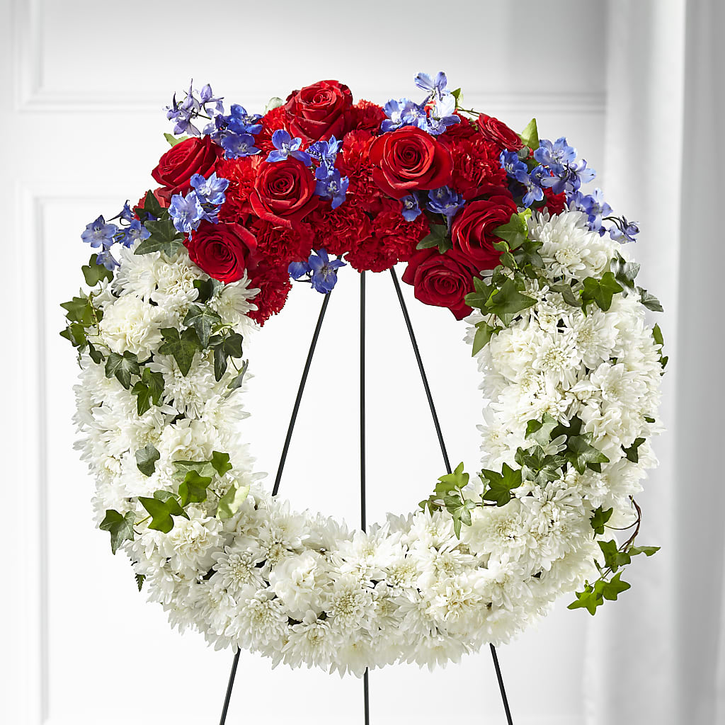 Patriotic Passion Wreath – Kroger, Cincinnati OH