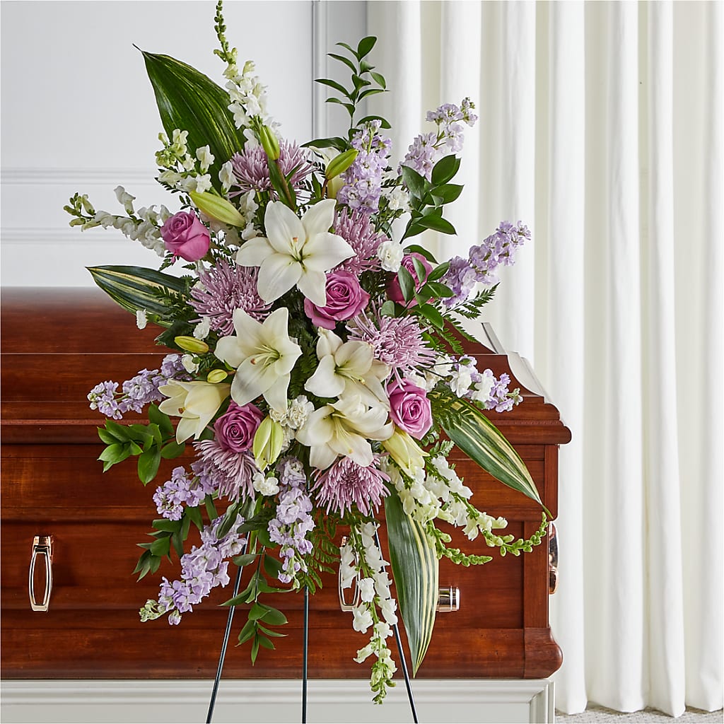 Grateful Hearts Standing Spray – Kroger, Cincinnati OH