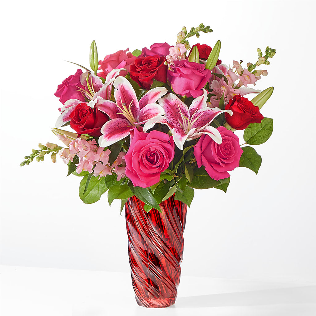 Always You Bouquet with Luxe Swirl Vase – Kroger, Cincinnati OH