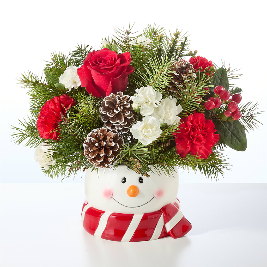 Jolly Snowman Bouquet –  Kroger, Cincinnati OH