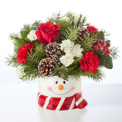 Jolly Snowman Bouquet –  Kroger, Cincinnati OH