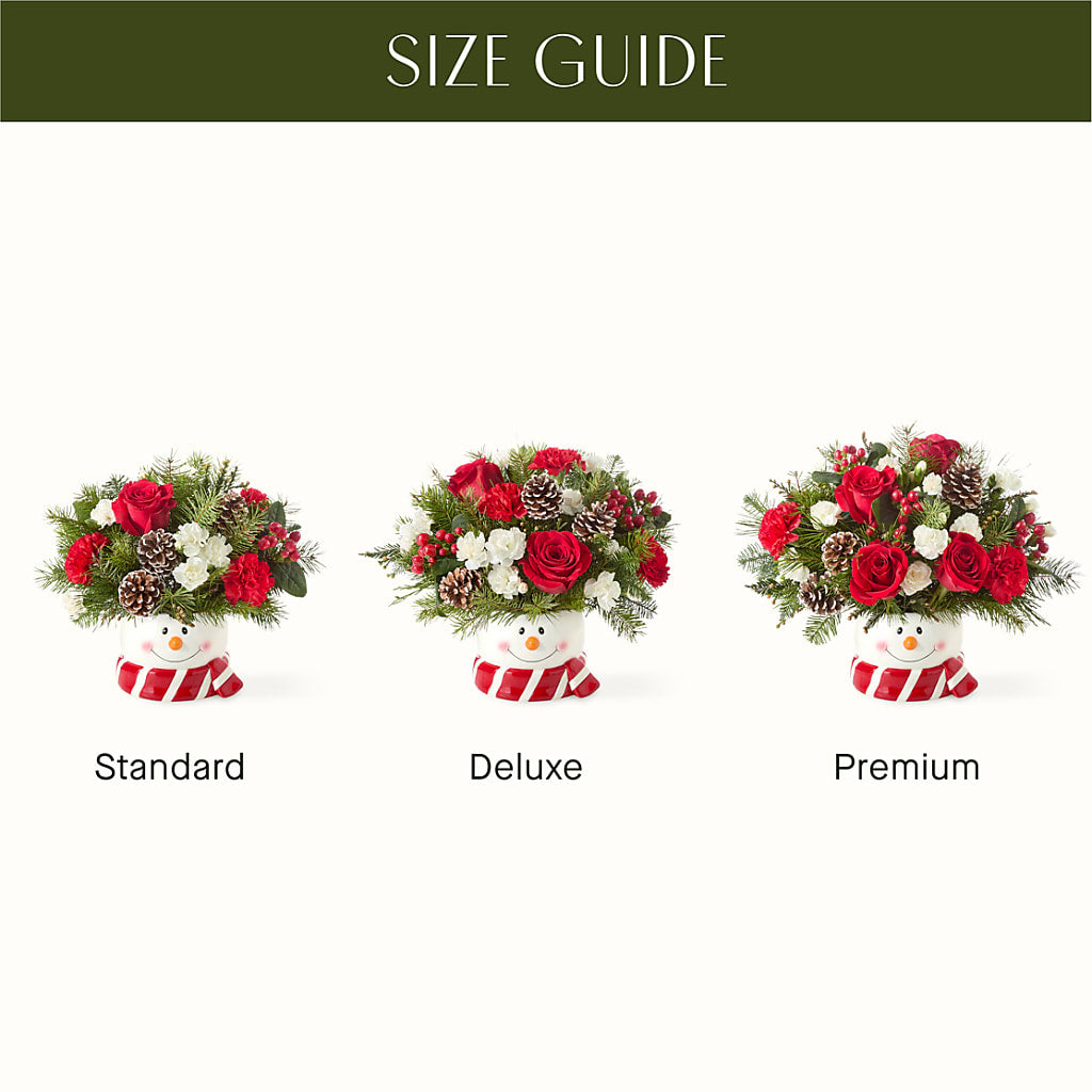 Jolly Snowman Bouquet –  Kroger, Cincinnati OH