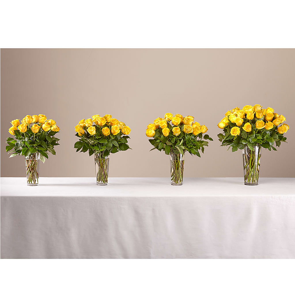 Long Stem Yellow Rose Bouquet –  Kroger, Cincinnati OH