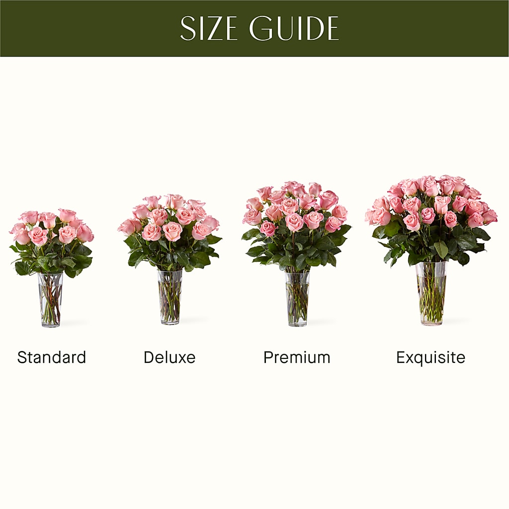 Long Stem Pink Rose Bouquet –  Kroger, Cincinnati OH