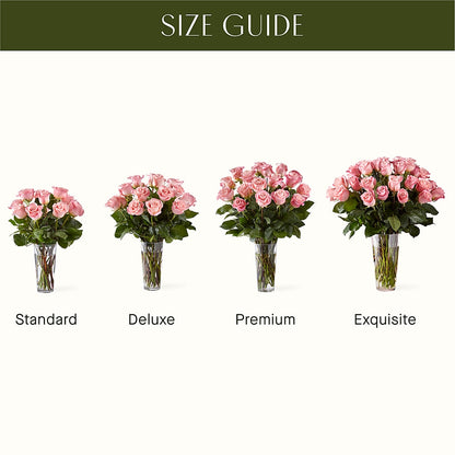 Long Stem Pink Rose Bouquet –  Kroger, Cincinnati OH