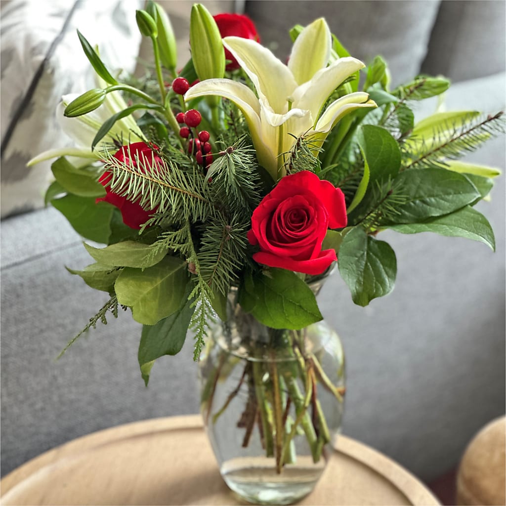 Sparkling Snowflakes Bouquet –  Kroger, Cincinnati OH