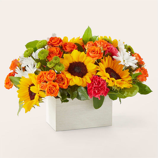 Sun-drenched Blooms Box Bouquet –  Kroger, Cincinnati OH