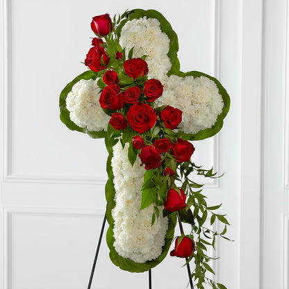 Floral Cross Easel –  Kroger, Cincinnati OH