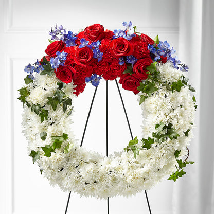 Patriotic Passion Wreath –  Kroger, Cincinnati OH
