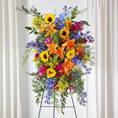 Sunlit Memories Standing Spray (Standard) –  Kroger, Cincinnati OH