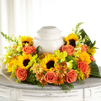 Faithful Sunflower Cremation Adornment –  Kroger, Cincinnati OH