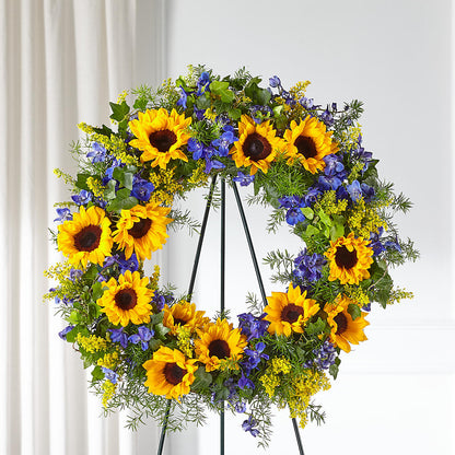 Bright Rays Wreath –  Kroger, Cincinnati OH