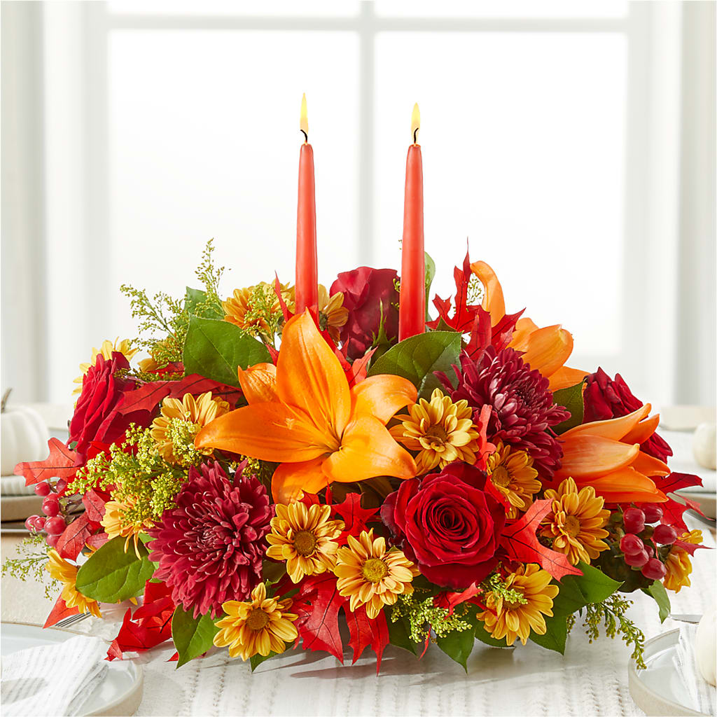 Autumn's Embrace Centerpiece –  Kroger, Cincinnati OH