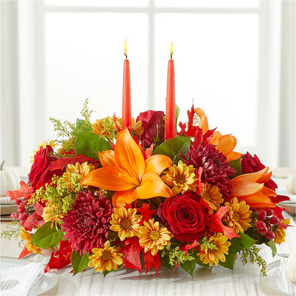 Autumn's Embrace Centerpiece –  Kroger, Cincinnati OH