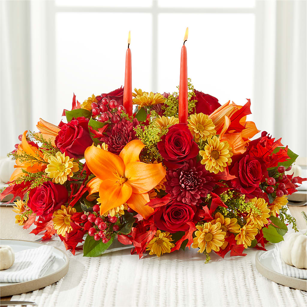 Autumn's Embrace Centerpiece –  Kroger, Cincinnati OH