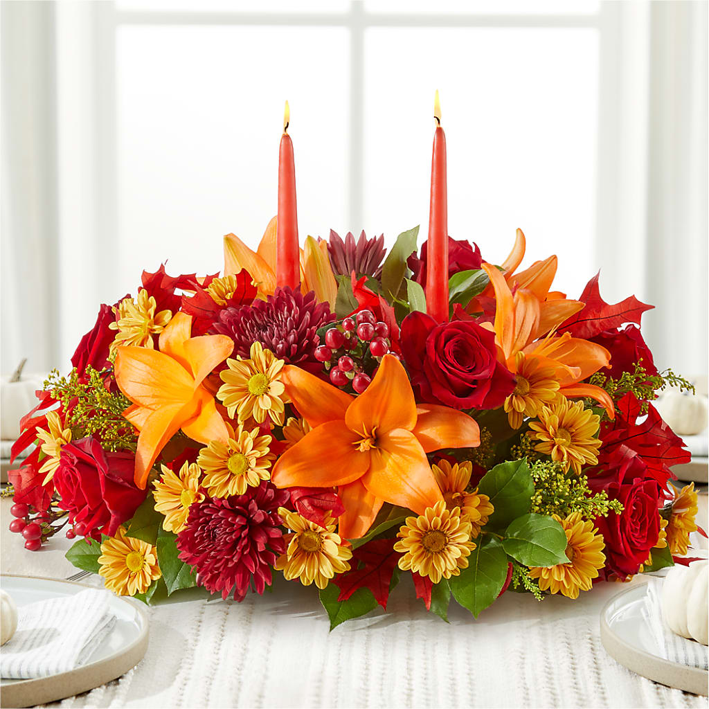 Autumn's Embrace Centerpiece –  Kroger, Cincinnati OH